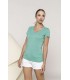 Tricou Femei Kariban V-neck Sleeve Melange