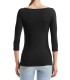 Tricou Femei Anvil Stretch 3/4 Sleeve Tee