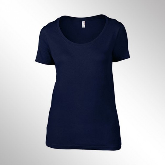 Tricou femei Anvil Faterweight Scoop Tee