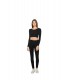 Tricou Femei Spandex Crop Long Sleeve American Apparel