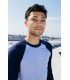 Tricou Unisex American Apparel 3/4 Sleeve Raglan