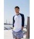 Tricou Unisex American Apparel 3/4 Sleeve Raglan