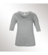 Tricou femei Anvil Deep Scoop 3/4 Sleeve Tee