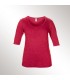 Tricou femei Anvil Deep Scoop 3/4 Sleeve Tee