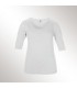 Tricou femei Anvil Deep Scoop 3/4 Sleeve Tee