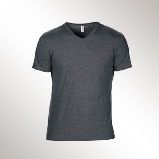 Tricou barbati Anvil Tri-Blend V-neck Tee