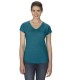 Tricou femei Anvil Tri-blend V-neck Tee