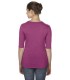 Tricou femei Anvil Deep Scoop 3/4 Sleeve Tee