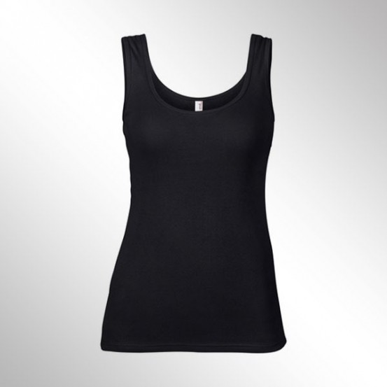 Tricou femei Anvil 1x1 Baby Rib Tank