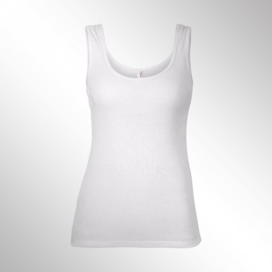 Tricou femei Anvil 1x1 Baby Rib Tank