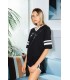 Tricou Poly-Cotton V-Neck Football American Apparel