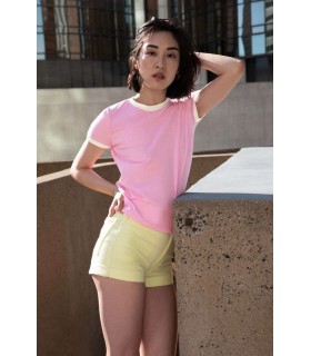 Tricou Femei Ringer American Apparel Poly-Cotton