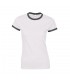 Tricou Femei Ringer American Apparel Poly-Cotton
