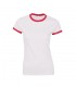 Tricou Femei Ringer American Apparel Poly-Cotton