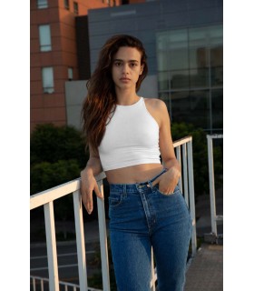 Maieu Femei Spandex Crop American Apparel