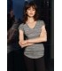 Tricou Femei Anvil Tri-Blend V-Neck ID Tee