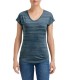 Tricou Femei Anvil Tri-Blend V-Neck ID Tee