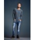Tricou Barbati Anvil Tri-Blend Long Sleeve Tee