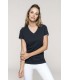 Tricou Femei Pique Knit V-Neck Kariban