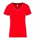 Tricou Femei Pique Knit V-Neck Kariban
