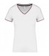 Tricou Femei Pique Knit V-Neck Kariban