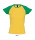Tricou Femei Sol's Milky 2 Color Raglan Sleeve