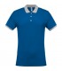 Polo Pique Two-Tone Barbati Kariban Short Sleeve
