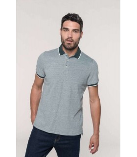 Polo Pique Barbati Kariban Two-Tone Marl