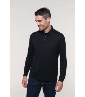 Polo Pique Barbati Jersey Long-Sleeved Kariban