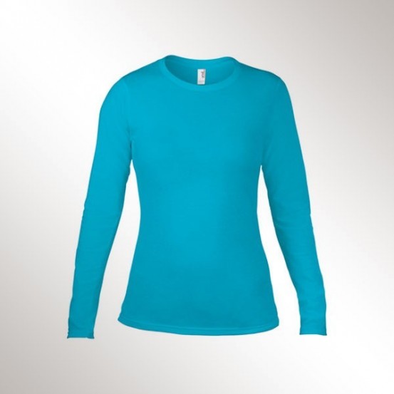 Tricou femei Anvil Long Sleeve Tee