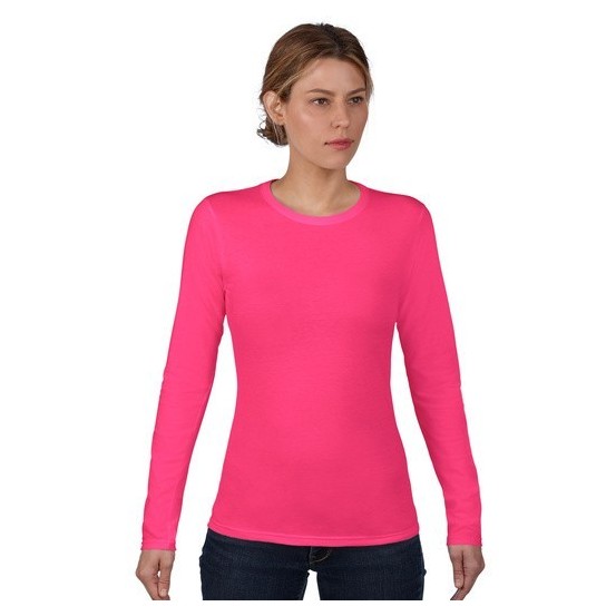 Tricou femei Anvil Long Sleeve Tee