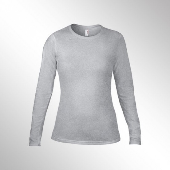 Tricou femei Anvil Long Sleeve Tee