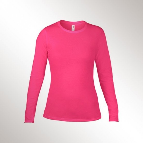 Tricou femei Anvil Long Sleeve Tee