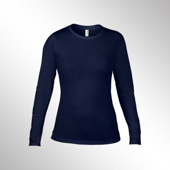 Tricou femei Anvil Long Sleeve Tee